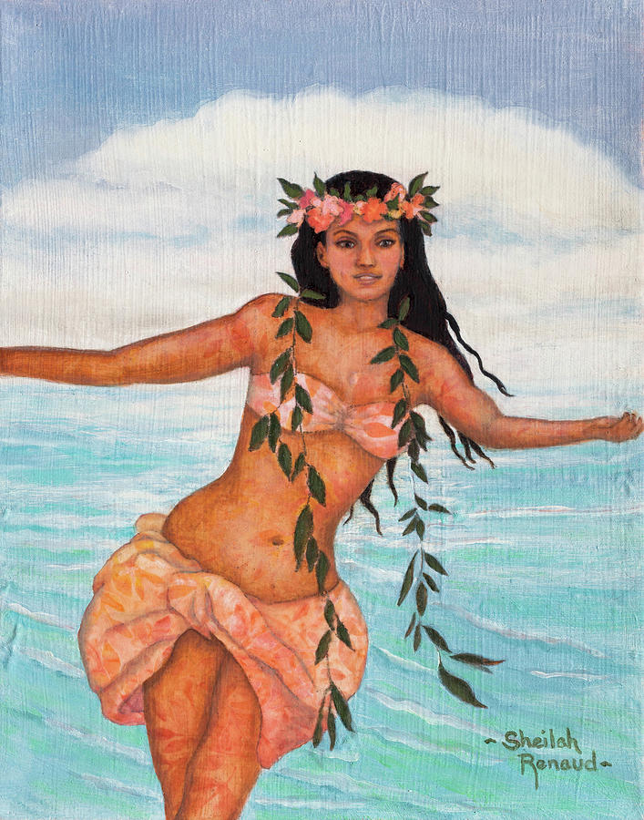 Ocean Dancer Painting by Sheilah Renaud