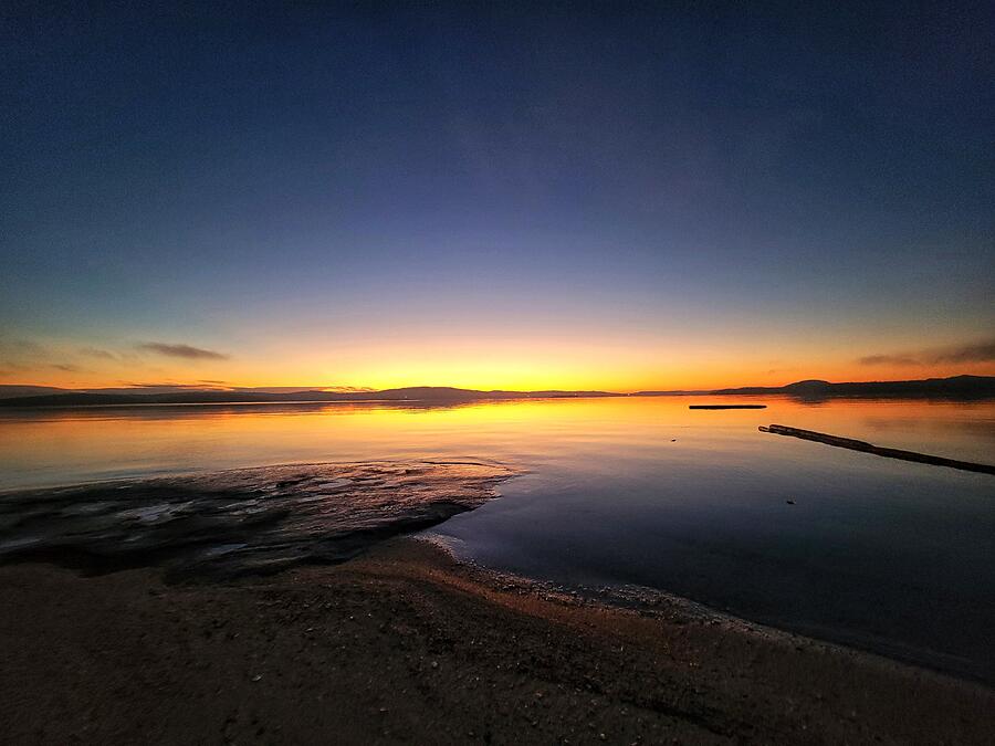 Sunset Photograph - Ocean Dawn on the Coast by Adam Copp