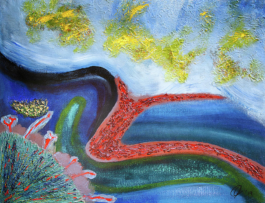 Ocean Dream Painting by Jay Heifetz