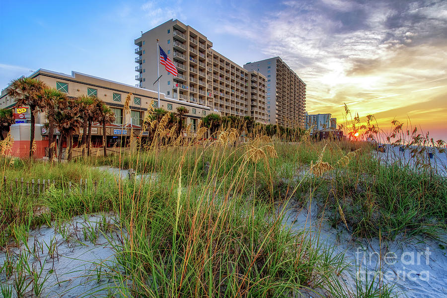 Ocean Drive Beach at Sunrise Photograph by David Smith