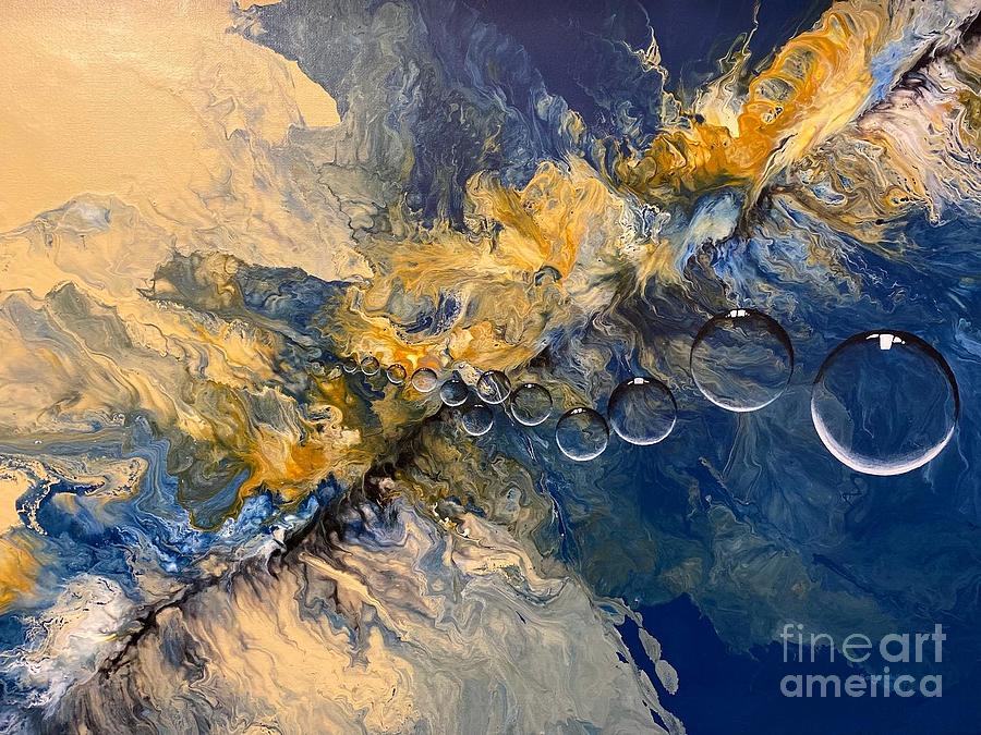 Ocean Drop Painting by Sonya Walker