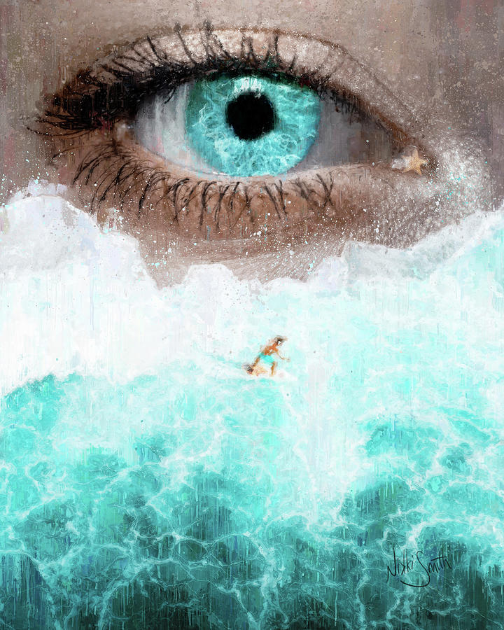 Ocean Eyes Digital Art by Nikki Marie Smith