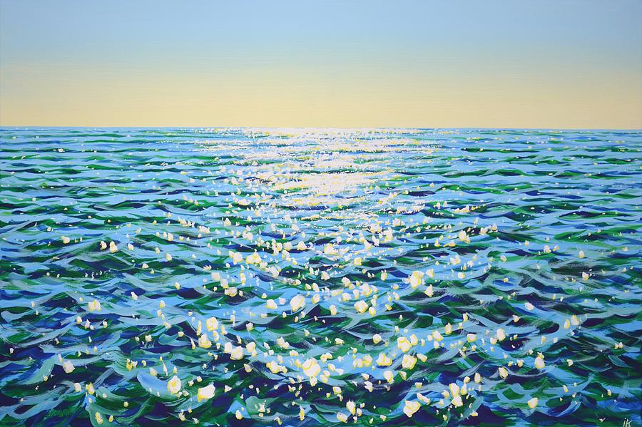Ocean. Glare 35. Painting by Iryna Kastsova