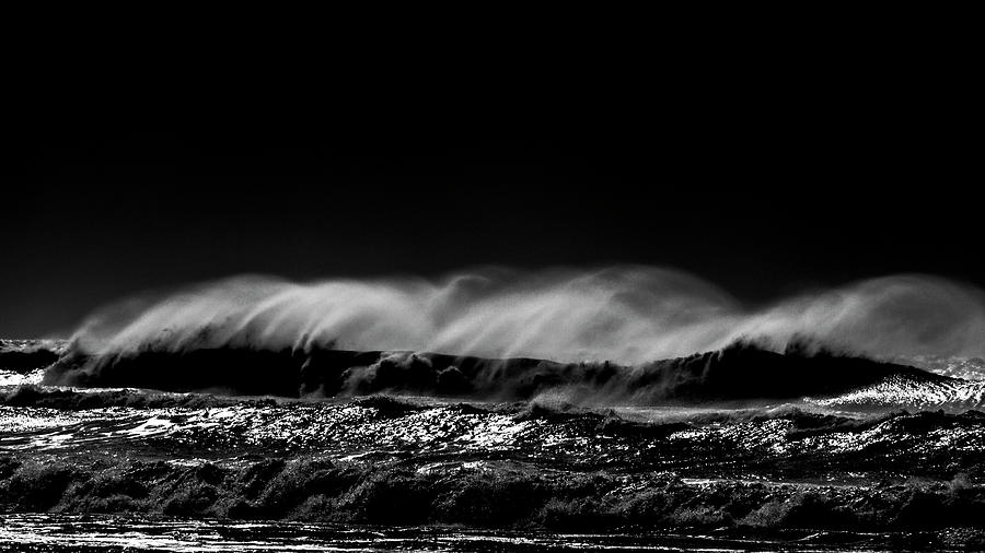 Ocean In Black And White # 02 Photograph by Jorg Becker