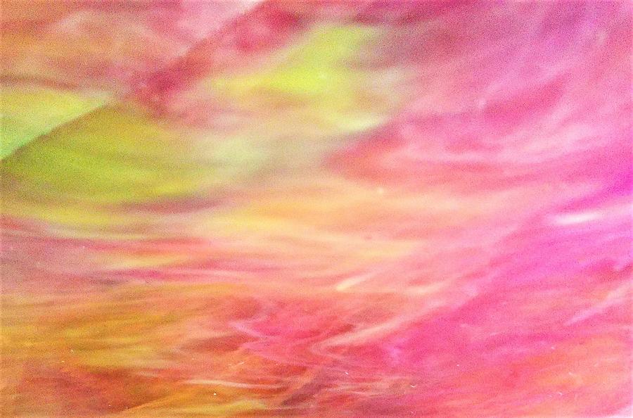 Ocean Meets Sky 1 Background Painting by Mary Poliquin - Policain Creations