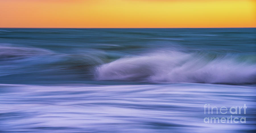 Ocean Movement Wave Spray Photograph