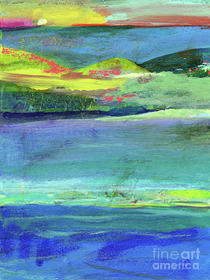 Ocean of Mystery  Painting by Sue Zipkin