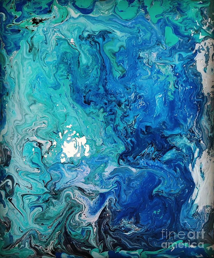 Ocean of Thoughts Painting by Ramanpreet kaur Narang | Fine Art America