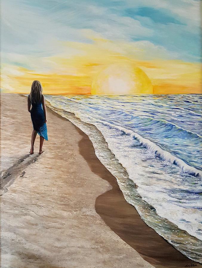 Summer Painting - Ocean Peace by Tammy Updegrove