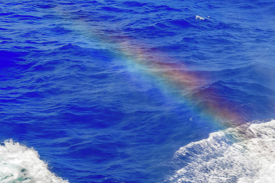 Ocean Rainbow Photograph by AE Jones