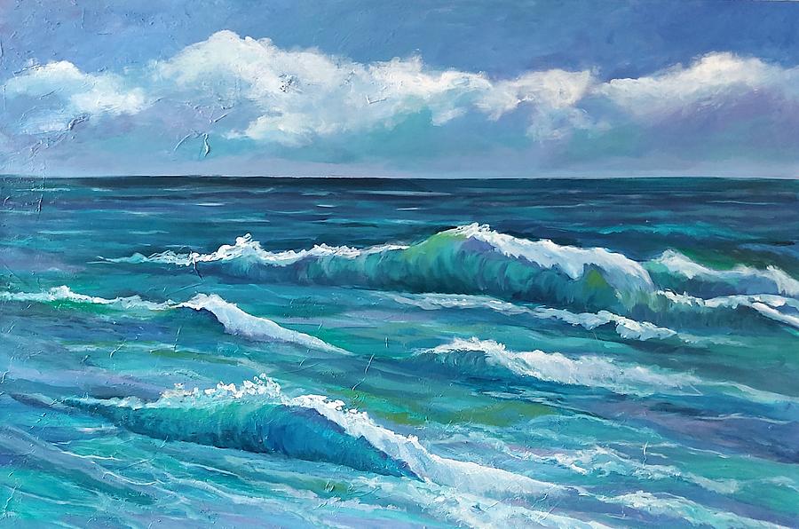 Ocean Spirit Painting by Rosie Sherman