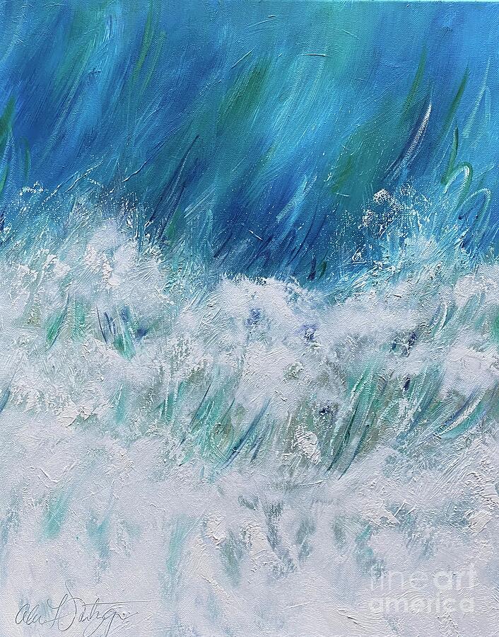 Beach Painting - Ocean Spray by Alan Metzger