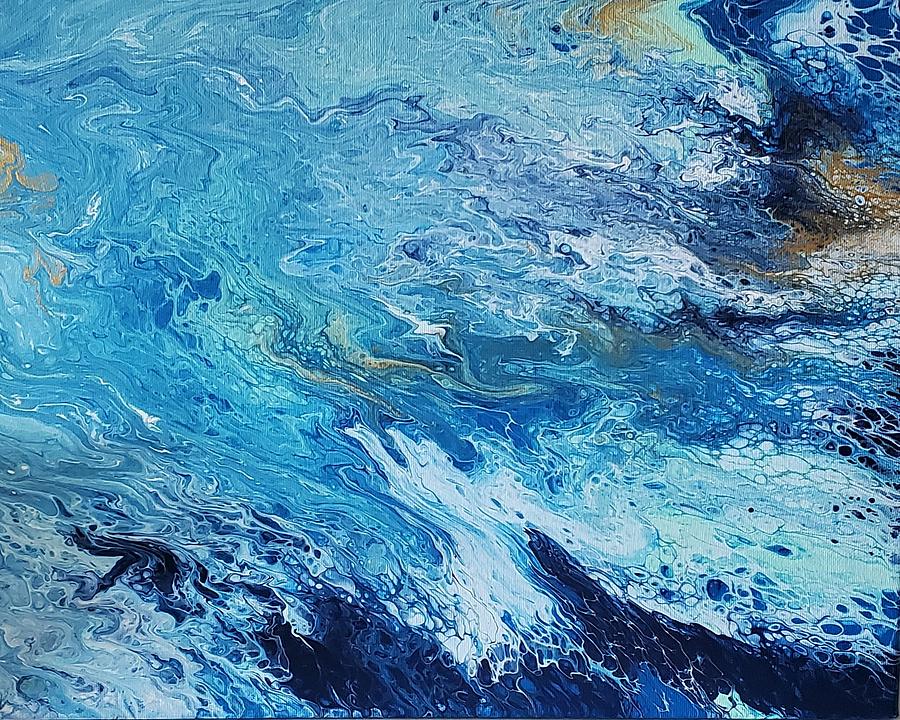 Ocean Storm Painting by Carly DuCharme - Fine Art America