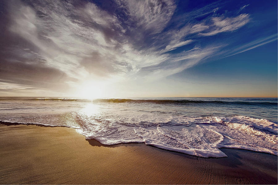 Ocean Sun Photograph by Bob Pardue