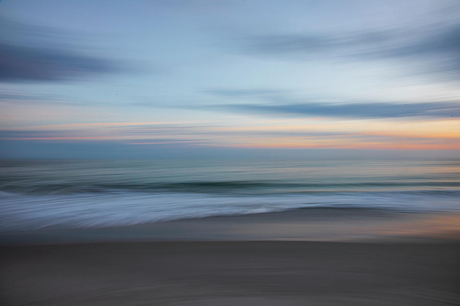 Ocean Sunset Abstract Photograph by Bob Decker