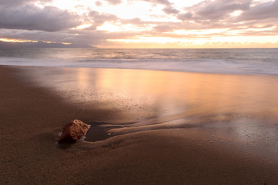 Ocean Sunset Photograph by David Baileys
