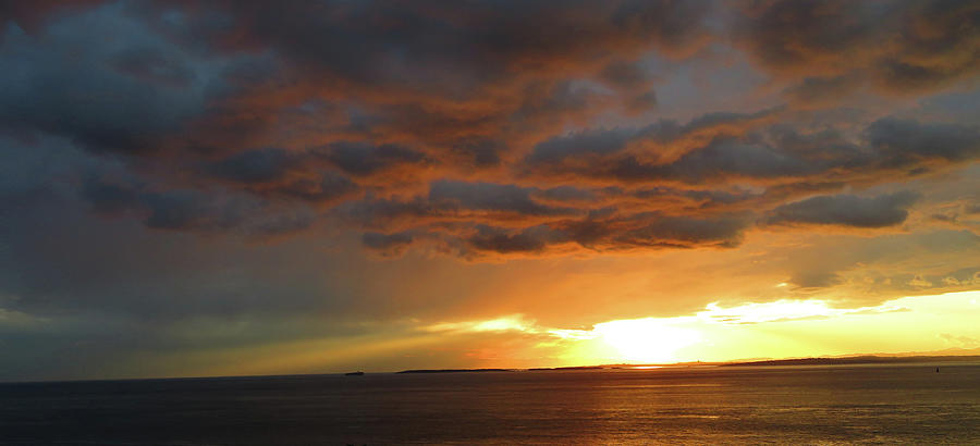 Ocean Sunset Photograph by Marie Jamieson