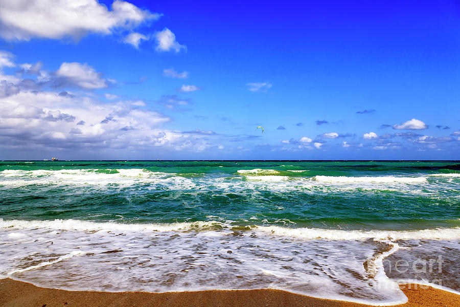 Ocean View at Fort Lauderdale Beach in Florida Photograph by John Rizzuto