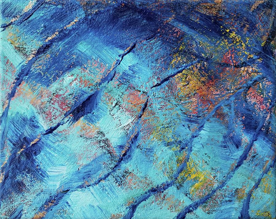 Abstract Painting - Ocean View by Jackie Ryan