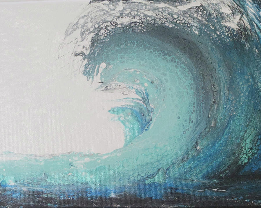 Ocean Wave 1 Painting by Sonal Raje