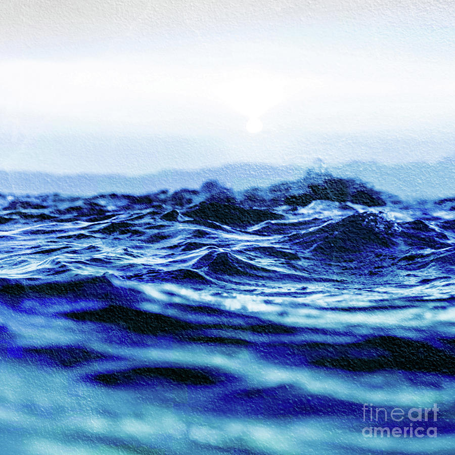Abstract Photograph - Ocean Wave Abstract by Edward Fielding