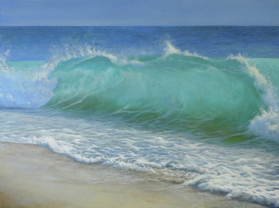 Ocean Wave Painting by Charles Owens