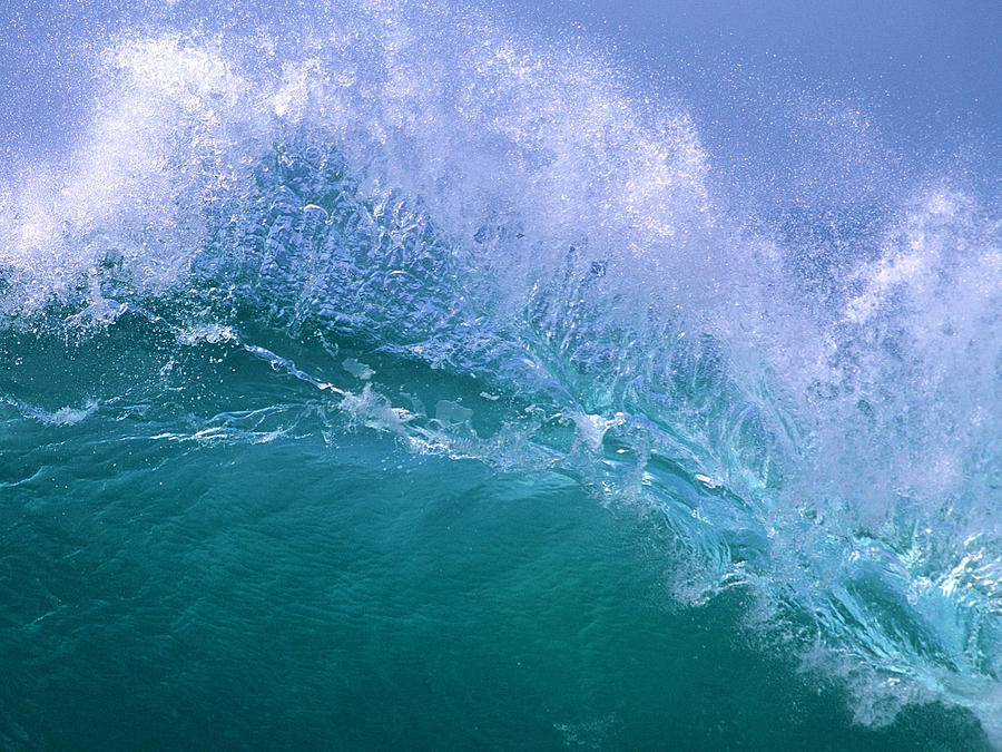 Holiday Mixed Media - Ocean Wave by John Brandt
