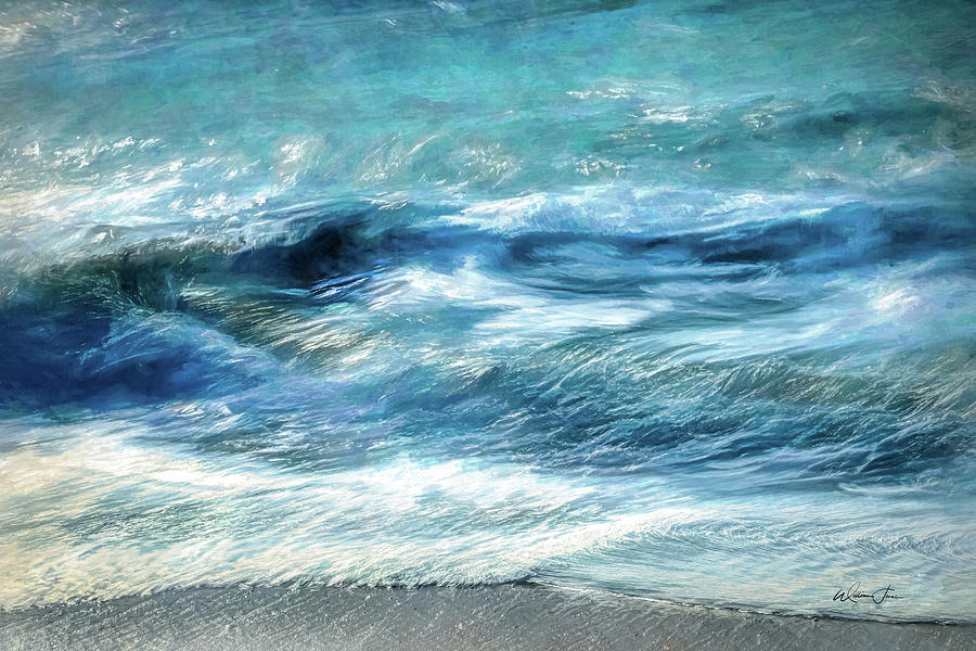 Ocean Waves Abstract Photograph by William Jones - Fine Art America