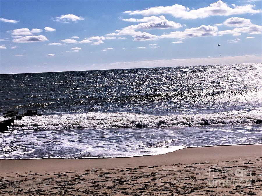 Ocean Waves At Rehoboth Beach Delaware Photograph by Debra Lynch - Fine ...