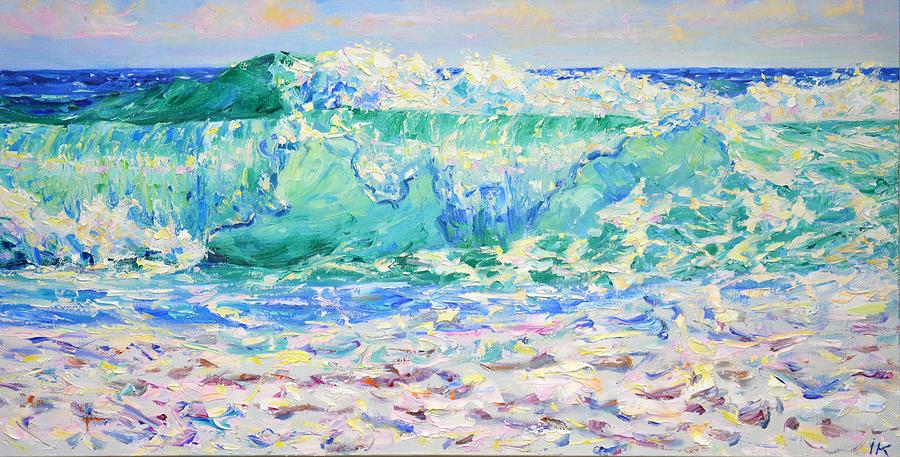 	Ocean. Waves. Painting by Iryna Kastsova