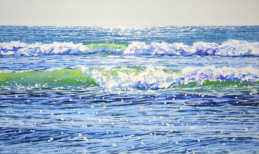 	Ocean. Waves. Light. Painting by Iryna Kastsova