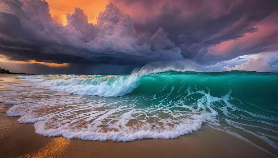 Ocean Waves Photograph by Lynn Hopwood
