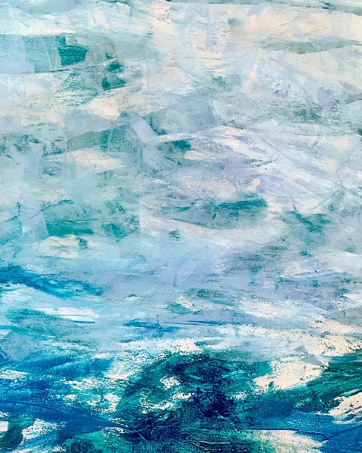 Oceans Edge Painting by Monica Martin