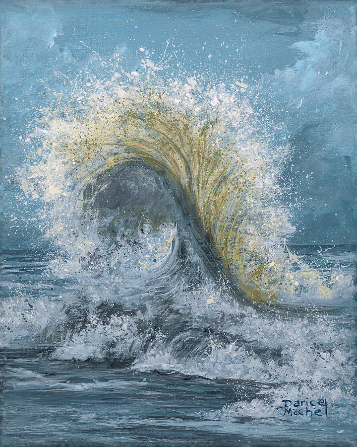 Oceans Energy Painting by Darice Machel McGuire