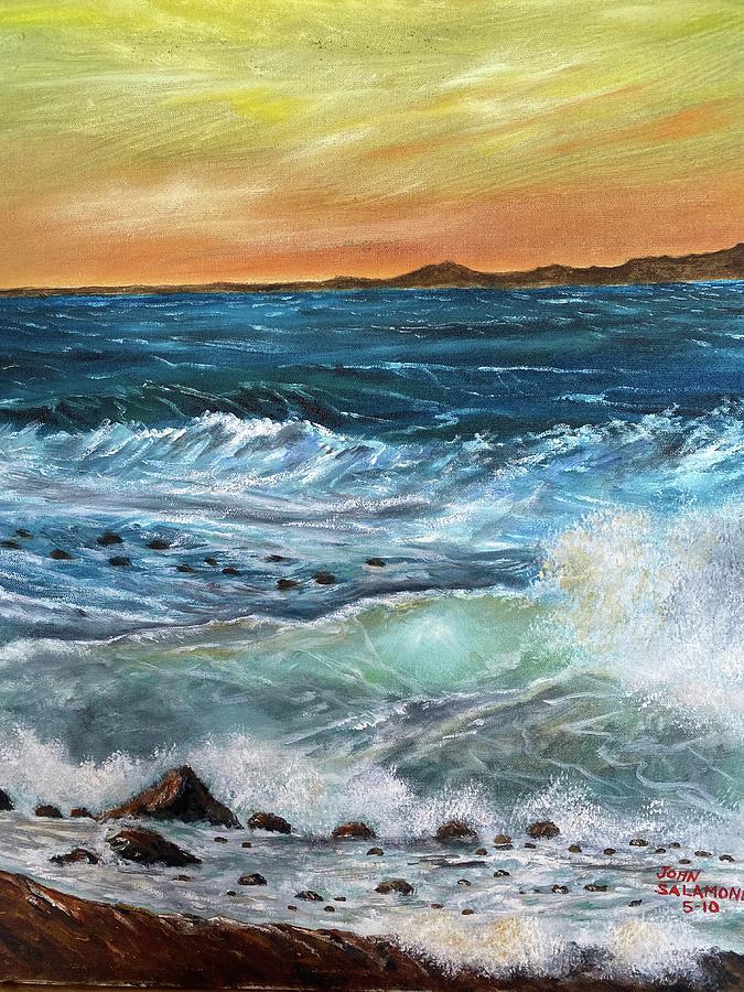 Oceans Rhythm Painting by John Salamone - Fine Art America