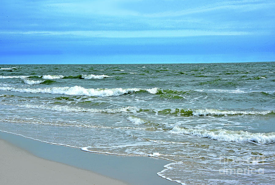 Oceanscape In Blue And Green Photograph