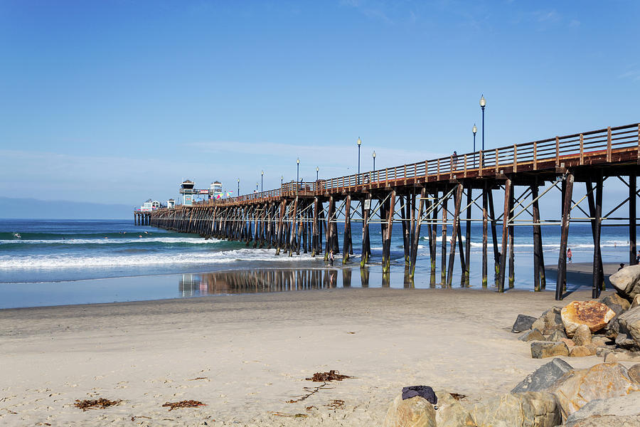 Oceanside Pier Photograph by Alison Frank