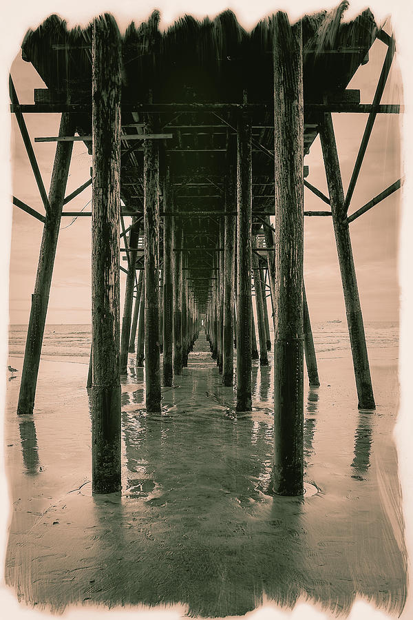 Oceanside Pier  Digital Art by Christopher Cutter