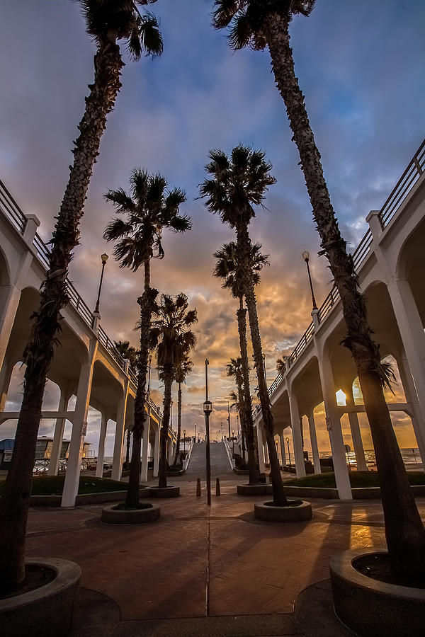 Oceanside Pier Entrance Photograph by Peter Tellone