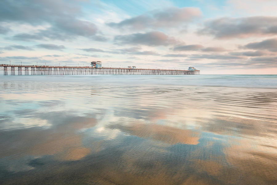 Oceanside Pier Gloss Photograph by Alexander Kunz