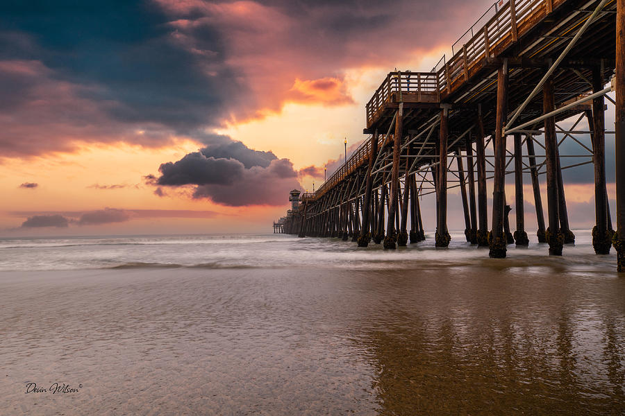 Oceanside Sunset Photograph by Devin Wilson