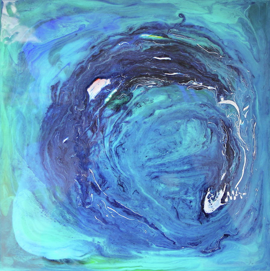 Oceanus Painting by Madeleine Arnett