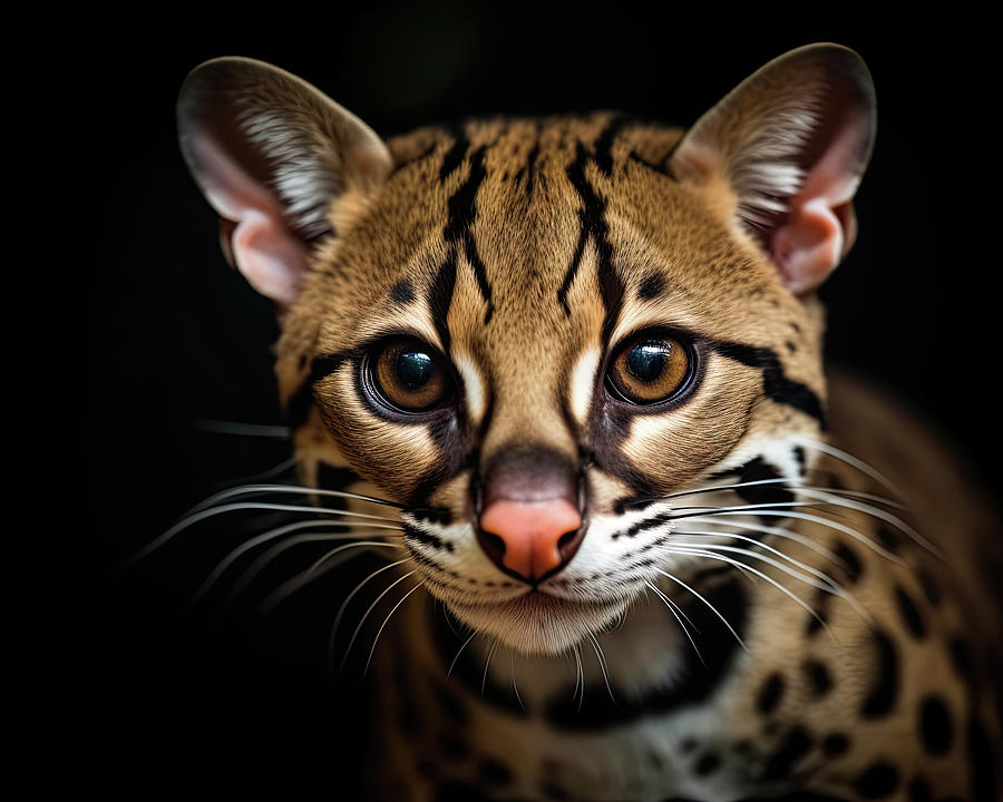 Ocelot one Photograph by David Mohn - Fine Art America