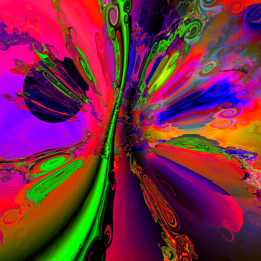 Abstract Digital Art - OCF 509 Limited Edition by Claude McCoy