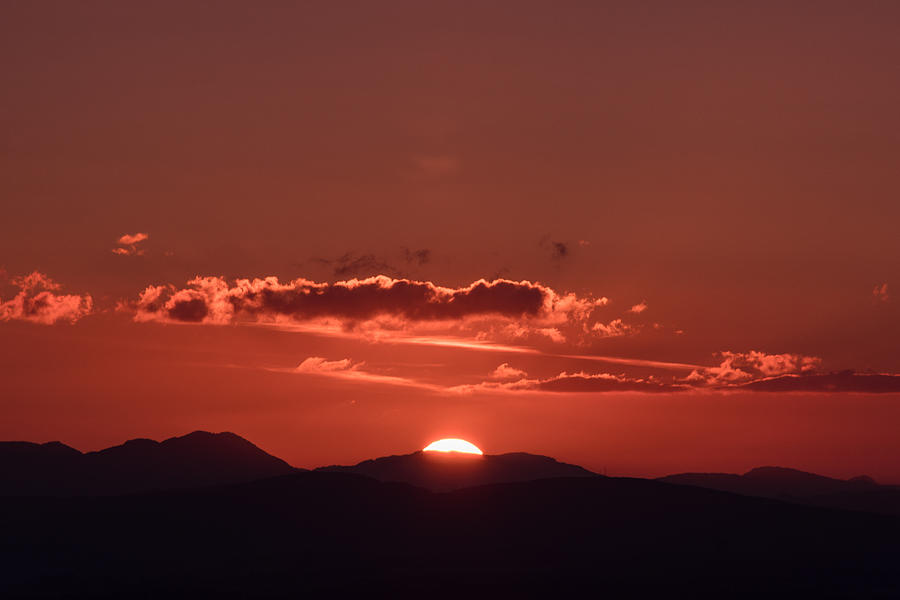Ochil Sunset Photograph by Daniel Letford