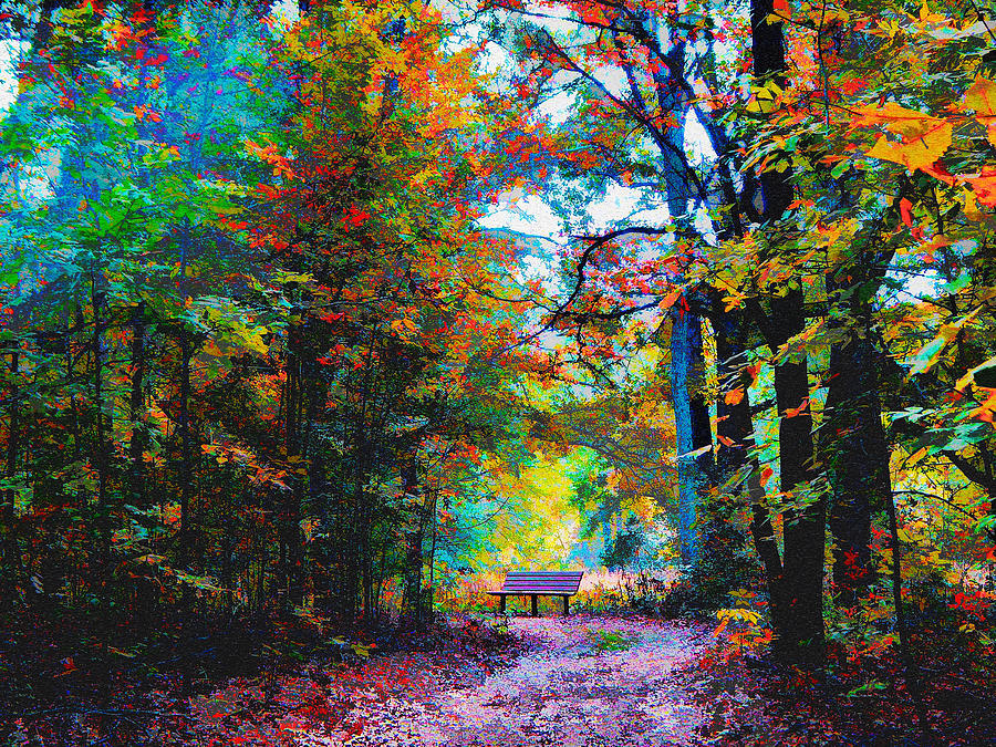 Ocmulgee Autumn Digital Art by Rod Whyte