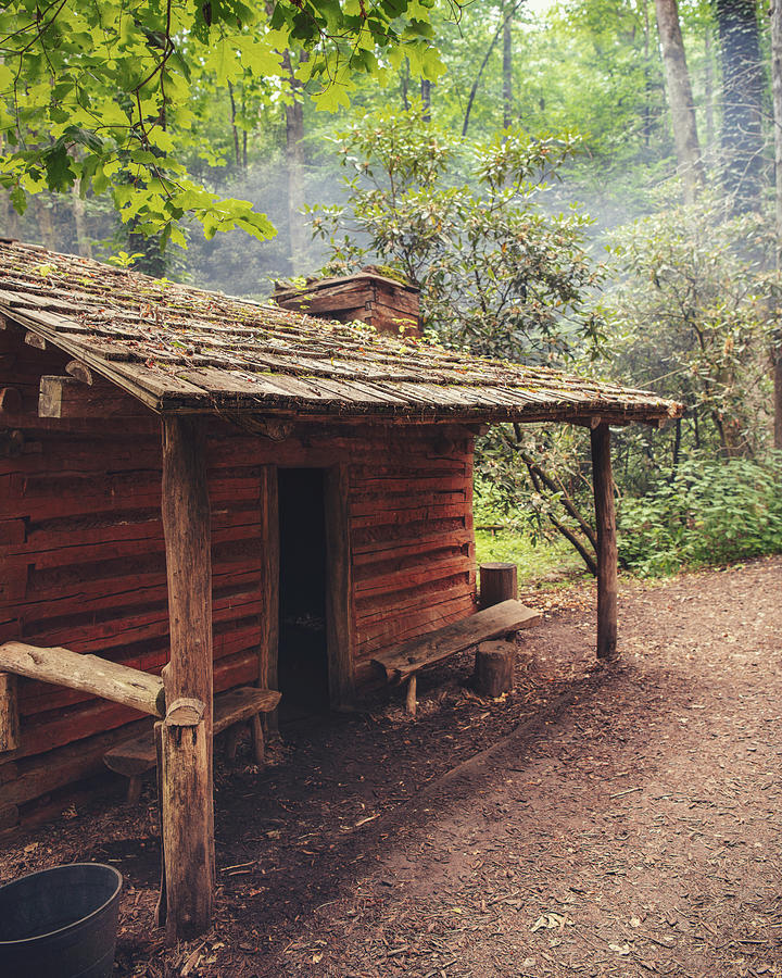 Oconaluftee Indian Village Photograph By Ray Devlin - Pixels