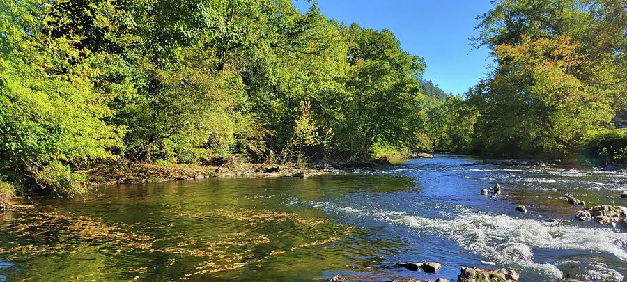 Oconaluftee River, North Carolina  Photograph by Ally White