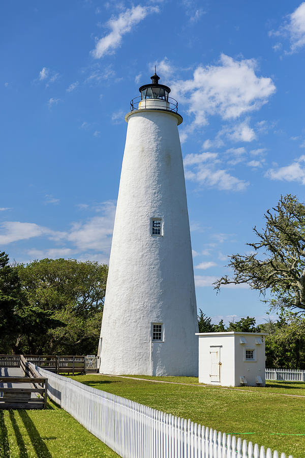 Ocracoke Island Light Photograph by Charles Hite