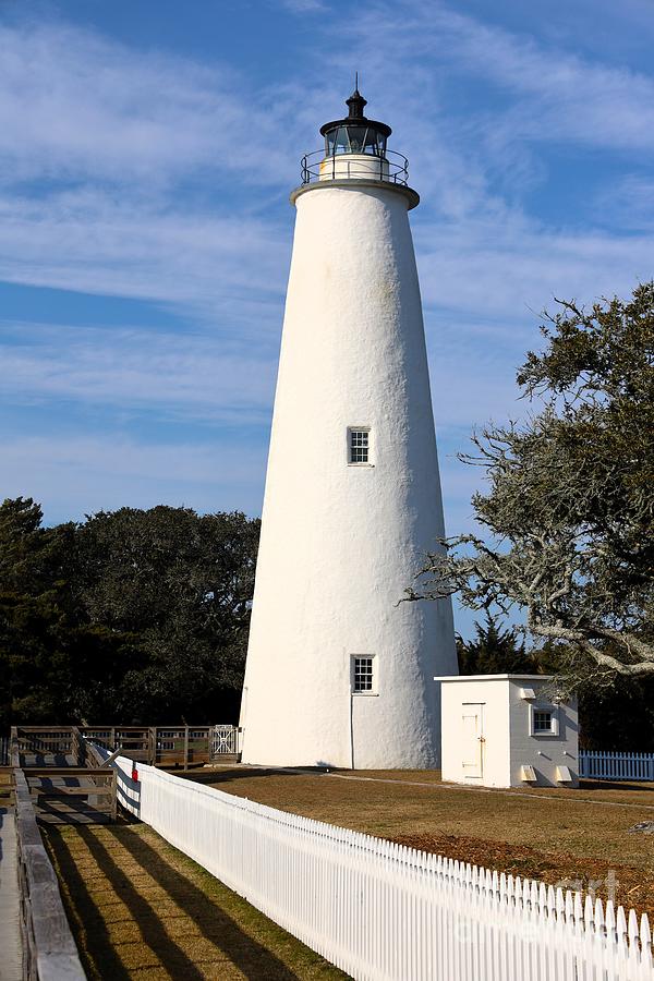 Lighthouse Photograph - Ocracoke Lighthouse 7961 by Jack Schultz